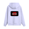 Oversized Hoodie | Relaxed Fit, Drop Shoulder | 400 GSM Cotton Blend | Pre-Shrunk, Warm | Unisex | Personalized | DTG | Bold | Rebellion | Family Roles (son) | Everyday | Assertive - back - Lavender - mockup 2