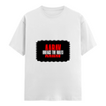 Female Classic Crew T-Shirt | Regular Fit Women's | 180 GSM Bio-Washed Cotton | Double Stitched, Pre-Shrunk | Personalized | DTG | Bold | Rebellion | Family Roles (son) | Everyday | Assertive - front - White - mockup 1