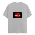 Female Classic Crew T-Shirt | Regular Fit Women's | 180 GSM Bio-Washed Cotton | Double Stitched, Pre-Shrunk | Personalized | DTG | Bold | Rebellion | Family Roles (son) | Everyday | Assertive - back - Grey Melange - mockup 2