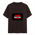 Female Classic Crew T-Shirt | Women's Regular Fit | 180 GSM Bio-Washed Cotton Blend | Double Stitched Seam | Folded Neck | Women | Personalized | DTG | Bold | Rebellion | Family Roles (son) | Everyday | Assertive - front - Coffee Brown - mockup 1