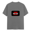 Female Classic Crew T-Shirt | Women's Regular Fit | 180 GSM Bio-Washed Cotton Blend | Pre-Shrunk, Double Stitched | Women | Personalized | DTG | Bold | Rebellion | Family Roles (son) | Everyday | Assertive - back - Charcoal Melange - mockup 2