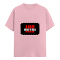 Women's Classic Crew T-Shirt | Regular Fit | 180 GSM Bio-Washed Cotton | DTG Print | Double Stitched | Pre-Shrunk | Personalized | DTG | Bold | Rebellion | Family Roles (son) | Everyday | Assertive - front - Light Baby Pink - mockup 1