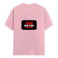 Women's Classic Crew T-Shirt | Regular Fit | 180 GSM Bio-Washed Cotton | DTG Print | Double Stitched | Pre-Shrunk | Personalized | DTG | Bold | Rebellion | Family Roles (son) | Everyday | Assertive - back - Light Baby Pink - mockup 2