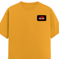 Women's Classic Crew T-Shirt | Regular Fit | 180 GSM Bio-Washed Cotton | DTG Print | Double Stitched | Pre-Shrunk | Personalized | DTG | Bold | Rebellion | Family Roles (son) | Everyday | Assertive - left pocket - Golden Yellow - mockup 3