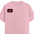 Women's Classic Crew T-Shirt | Regular Fit | 180 GSM Bio-Washed Cotton | DTG Print | Double Stitched | Pre-Shrunk | Personalized | DTG | Bold | Rebellion | Family Roles (son) | Everyday | Assertive - right pocket - Light Baby Pink - mockup 4