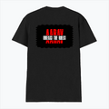 Male V Neck T-Shirt | Men's Regular Fit | 180 GSM Bio-Washed Cotton | DTG Print | Double Stitched, Pre-Shrunk | Personalized | DTG | Bold | Rebellion | Family Roles (son) | Everyday | Assertive - back - Black - mockup 2