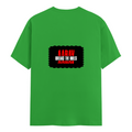 Female Classic Crew T-Shirt | Regular Fit | 180 GSM Bio-Washed Cotton Blend | Double Stitched Seam | Women's | Personalized | DTG | Bold | Rebellion | Family Roles (son) | Everyday | Assertive - back - Flag Green - mockup 2