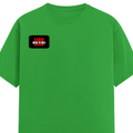 Female Classic Crew T-Shirt | Regular Fit | 180 GSM Bio-Washed Cotton Blend | Double Stitched Seam | Women's | Personalized | DTG | Bold | Rebellion | Family Roles (son) | Everyday | Assertive - right pocket - Flag Green - mockup 4