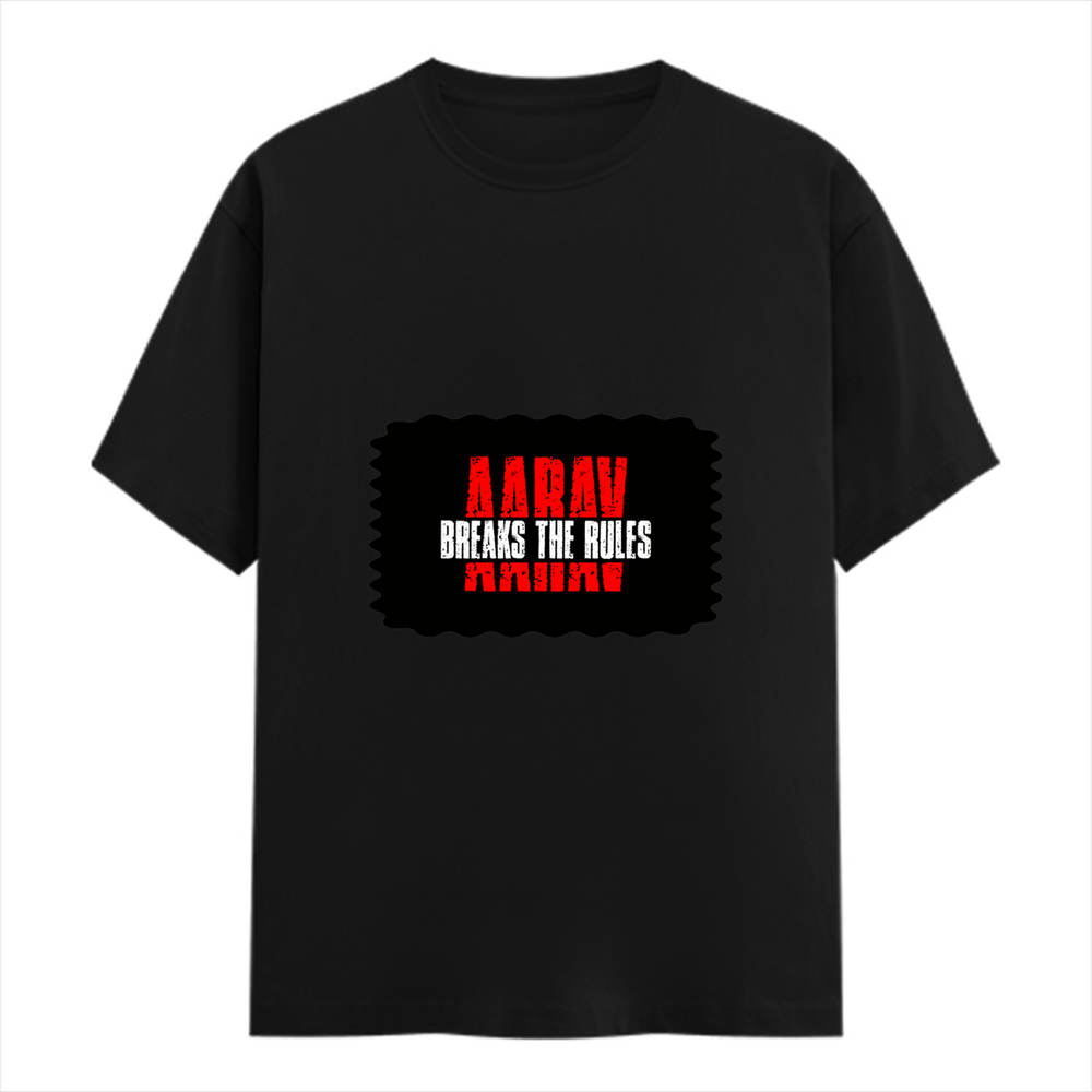 Female Classic Crew T-Shirt | Regular Fit Women's | 180 GSM Bio-Washed Cotton Blend | Double Stitched, Pre-Shrunk | Women | Personalized | DTG | Bold | Rebellion | Family Roles (son) | Everyday | Assertive - front - Black - mockup 1
