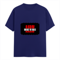 Female Classic Crew T-Shirt | Regular Fit | Women | 180 GSM Bio-Washed Cotton Blend | DTG | Pre-Shrunk | Double Stitched | Personalized | Bold | Rebellion | Family Roles (son) | Everyday | Assertive - front - Royal Blue - mockup 1