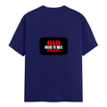 Female Classic Crew T-Shirt | Regular Fit | Women | 180 GSM Bio-Washed Cotton Blend | DTG | Pre-Shrunk | Double Stitched | Personalized | Bold | Rebellion | Family Roles (son) | Everyday | Assertive - back - Royal Blue - mockup 2