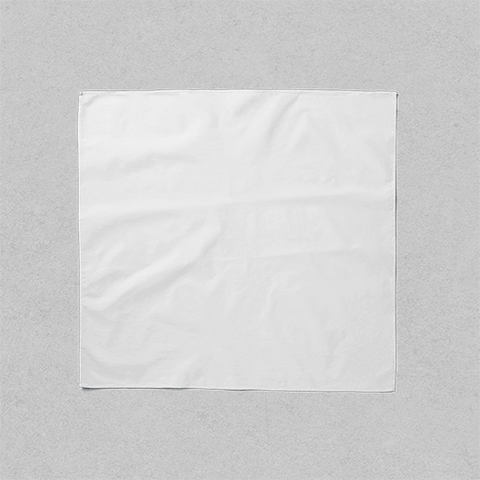 AOP Scarf | Versatile All Ages | Poly Woven Satin | Lightweight, Soft, Fade-Proof | Unisex | Personalized | Bold Typography | Humor | Relationships | Everyday | Humorous - front - 55x55cm - White - mockup 1