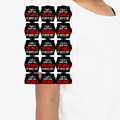 Kids AOP T-Shirt (All over printed products) | T-Shirts | AOP, DTG | Kids, Her | Personalized | Bold Typography | Humor | Relationships | Everyday | Humorous - left sleeve - White - mockup 3
