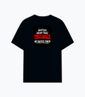 Cotton Stretch T-Shirt | Unisex Fit | 95% Cotton 5% Spandex | Breathable, Stretchable, 240 GSM | Adults | Personalized | Embroidery | Bold Typography | Humor | Relationships | Everyday | Humorous - back - Navy Blue - mockup 2