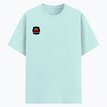 Cotton Stretch T-Shirt | Unisex Fit | 95% Cotton 5% Spandex | Breathable, Stretchable, 240 GSM | Adults | Personalized | Embroidery | Bold Typography | Humor | Relationships | Everyday | Humorous - right pocket - Mint - mockup 4