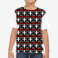 Kids Sports T-Shirt | Unisex Fit | 170 GSM Polyester | Sublimation Printed | Breathable & Fade-Proof | Boys & Girls | Personalized | Bold Typography | Humor | Relationships | Everyday | Humorous - front_2 - White - mockup 2