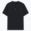 Basic T-Shirt | Unisex Fit, XS-2XL | Poly-Cotton Blend | Soft, Durable Everyday Wear | Unisex | Personalized | Embroidery | Bold Typography | Humor | Relationships | Everyday | Humorous - front - Black melange - mockup 1