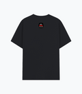 Basic T-Shirt | Unisex Fit, XS-2XL | Poly-Cotton Blend | Soft, Durable Everyday Wear | Unisex | Personalized | Embroidery | Bold Typography | Humor | Relationships | Everyday | Humorous - back - Black melange - mockup 2