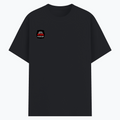 Basic T-Shirt | Unisex Fit, XS-2XL | Poly-Cotton Blend | Soft, Durable Everyday Wear | Unisex | Personalized | Embroidery | Bold Typography | Humor | Relationships | Everyday | Humorous - right pocket - Black melange - mockup 4
