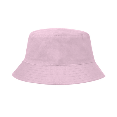 Classic Bucket Hat | Unisex Adult | Heavy Cotton Embroidery | Sun Protection & Comfort | Men & Women | Personalized | Embroidery | Bold Typography | Humor | Relationships | Everyday | Humorous - front - Light Baby Pink - mockup 1