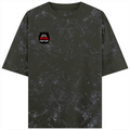 Acid Wash Oversized Tee | Unisex Adult | 100% Super-Combed Cotton | Embroidery | Relaxed Fit | Personalized | Bold Typography | Humor | Relationships | Everyday | Humorous - left pocket - Olive Green - mockup 3