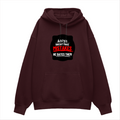 Oversized Hoodie | Relaxed Fit, Drop-Shoulder | 400 GSM Fabric | Warm, Durable | Unisex | Personalized | DTF | Bold Typography | Humor | Relationships | Everyday | Humorous - front - Maroon - mockup 1