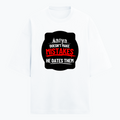 Terry Oversized Tee | Unisex | 260 GSM Terry Cotton Blend | DTG Printed | Ultra-Soft & Breathable | Personalized | DTG | Bold Typography | Humor | Relationships | Everyday | Humorous - front - White - mockup 1