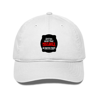 Classic Baseball Cap | Universal Fit | Drill Cotton | Sun Protection, Breathable | Unisex | Personalized | Embroidery | Bold Typography | Humor | Relationships | Everyday | Humorous - front - White - mockup 1