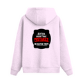 Oversized Hoodie | Unisex Relaxed Fit | 400 GSM Cotton Blend | DTG Printed | Drop Shoulder, Pre-Shrunk | Adults | Personalized | DTG | Bold Typography | Humor | Relationships | Everyday | Humorous - back - Light Baby Pink - mockup 2