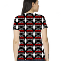 Women's All-Over Print T-Shirt | Regular Fit | 180 GSM Spun Polyester | Fade-Proof Dye-Sublimation | Ladies | Personalized | Bold Typography | Humor | Relationships | Everyday | Humorous - back - White - mockup 2