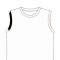 Male Sleeveless Tee | Regular Fit Men's | 180 GSM Spun Polyester | All-Over Sublimation Print | Fade-Proof | Double-Stitched | Personalized | Bold Typography | Humor | Relationships | Everyday | Humorous - folding - mockup 4