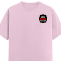Classic Crew T-Shirt | Men's Regular Fit | 180 GSM Bio-Washed Cotton | DTG Print Ready | Double-Stitched & Ribbed Neck | Personalized | DTG | Bold Typography | Humor | Relationships | Everyday | Humorous - left pocket - Light Baby Pink - mockup 3