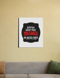 Canvas Print | Multiple Sizes | Special Canvas Fabric | Sturdy Wooden Frame, Fade-Proof | Unisex Home Decor | Personalized | Bold Typography | Humor | Relationships | Everyday | Humorous - front_16X20 In - 16X20 In - mockup 3