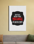 Canvas Print | Multiple Sizes | Special Canvas Fabric | Sturdy Wooden Frame, Fade-Proof | Unisex Home Decor | Personalized | Bold Typography | Humor | Relationships | Everyday | Humorous - front_20X30 In - 20X30 In - mockup 4