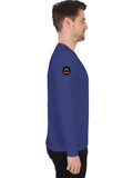 Male Full Sleeve T-Shirt | Regular Fit Men's | 180 GSM Bio-Washed Cotton Blend | DTG Print | Double Stitched Seam, Ribbed Neck | Personalized | DTG | Bold Typography | Humor | Relationships | Everyday | Humorous - right sleeve - Royal Blue - mockup 6