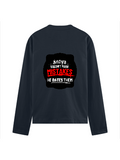 Male Full Sleeve T-Shirt | Regular Fit | 180 GSM Bio-Washed Cotton Blend | Double Stitched & Pre-Shrunk | Men | Personalized | DTF | Bold Typography | Humor | Relationships | Everyday | Humorous - back - Navy Blue - mockup 2