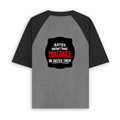 Unisex Oversized Raglan (Embroidery) | Personalized | Embroidery | Bold Typography | Humor | Relationships | Everyday | Humorous - back - mockup 2