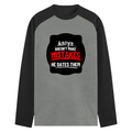 Male Raglan T-Shirt | Men's Regular Fit | 180 GSM Bio-Washed Cotton Blend | DTG Printed | Durable & Pre-Shrunk | Personalized | DTG | Bold Typography | Humor | Relationships | Everyday | Humorous - front - mockup 1