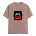 Male Classic Crew T-Shirt | Men's Regular Fit | 180 GSM Bio-Washed Cotton Blend | Embroidery | Pre-Shrunk, Double-Stitched | Personalized | Bold Typography | Humor | Relationships | Everyday | Humorous - front - Mushroom - mockup 1