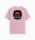 Cotton Stretch T-Shirt | Unisex Fit | 95% Cotton 5% Spandex Blend | Stretchable, Breathable | Adults | Personalized | DTG | Bold Typography | Humor | Relationships | Everyday | Humorous - back - Light Baby Pink - mockup 2