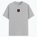 Basic T-Shirt | Unisex XS-2XL | Soft Poly-Cotton Blend | Durable Stitching | Everyday Wear | Personalized | DTG | Bold Typography | Humor | Relationships | Everyday | Humorous - front - Grey Melange - mockup 1