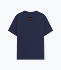 Basic T-Shirt | Unisex XS-2XL | Soft Poly-Cotton Blend | Durable Stitching | Everyday Wear | Personalized | DTG | Bold Typography | Humor | Relationships | Everyday | Humorous - back - Navy Blue - mockup 2