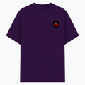 Basic T-Shirt | Unisex XS-2XL | Soft Poly-Cotton Blend | Durable Stitching | Everyday Wear | Personalized | DTG | Bold Typography | Humor | Relationships | Everyday | Humorous - left pocket - Purple - mockup 3