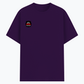 Basic T-Shirt | Unisex XS-2XL | Soft Poly-Cotton Blend | Durable Stitching | Everyday Wear | Personalized | DTG | Bold Typography | Humor | Relationships | Everyday | Humorous - right pocket - Purple - mockup 4
