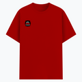 Basic T-Shirt | Unisex XS-2XL | Soft Poly-Cotton Blend | Durable Stitching | Everyday Wear | Personalized | DTG | Bold Typography | Humor | Relationships | Everyday | Humorous - right pocket - Red - mockup 4