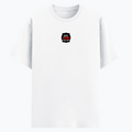 Basic T-Shirt | Unisex Fit XS-2XL | Poly-Cotton Blend Soft Finish | Durable Stitching, Lycra Rib Neck | Adults | Personalized | DTG | Bold Typography | Humor | Relationships | Everyday | Humorous - front - White - mockup 1
