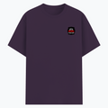 Basic T-Shirt | Unisex Fit XS-2XL | Poly-Cotton Blend Soft Finish | Durable Stitching, Lycra Rib Neck | Adults | Personalized | DTG | Bold Typography | Humor | Relationships | Everyday | Humorous - left pocket - Purple melange - mockup 3
