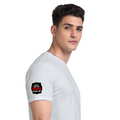 Supima T-Shirt | Unisex Regular Fit | 100% Supima Cotton | DTG Printed | Pre-Shrunk, Soft Feel, Durable Prints | Adults | Personalized | DTG | Bold Typography | Humor | Relationships | Everyday | Humorous - right sleeve - White - mockup 6