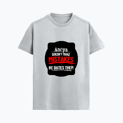 Supima T-Shirt | Unisex Regular Fit | 100% Supima Cotton | DTF Print | Pre-Shrunk | Soft Feel | Adults | Personalized | DTF | Bold Typography | Humor | Relationships | Everyday | Humorous - front - White - mockup 1