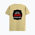 Supima T-Shirt | Unisex Regular Fit | 100% Supima Cotton | DTF Print | Pre-Shrunk | Soft Feel | Adults | Personalized | DTF | Bold Typography | Humor | Relationships | Everyday | Humorous - back - Beige - mockup 2